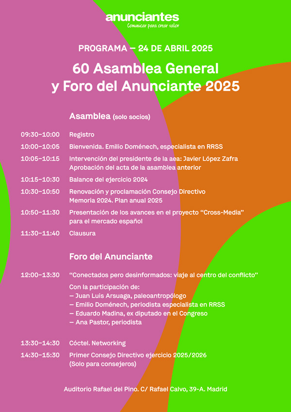 60 ASAMBLEA GENERAL y FORO DEL ANUNCIANTE