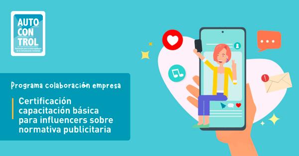 Programa de colaboración de empresas: Certificado regulación publicitaria para influencers
