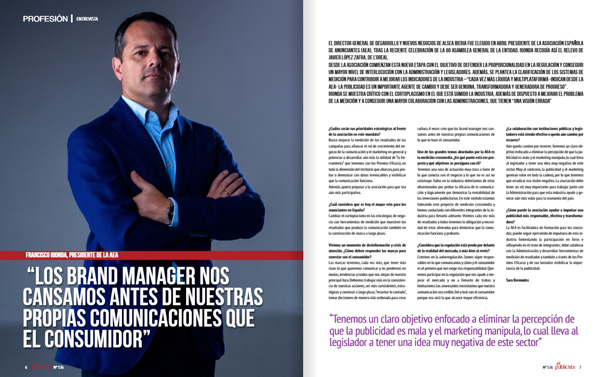 Entrevista al presidente de la aea en El Publicista