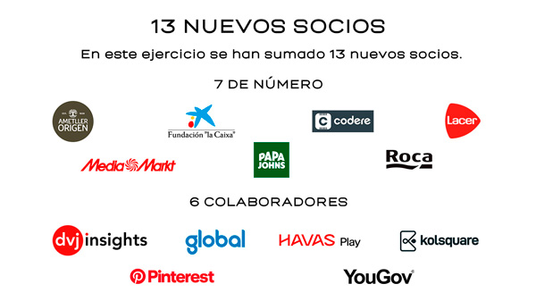 13 nuevos socios
